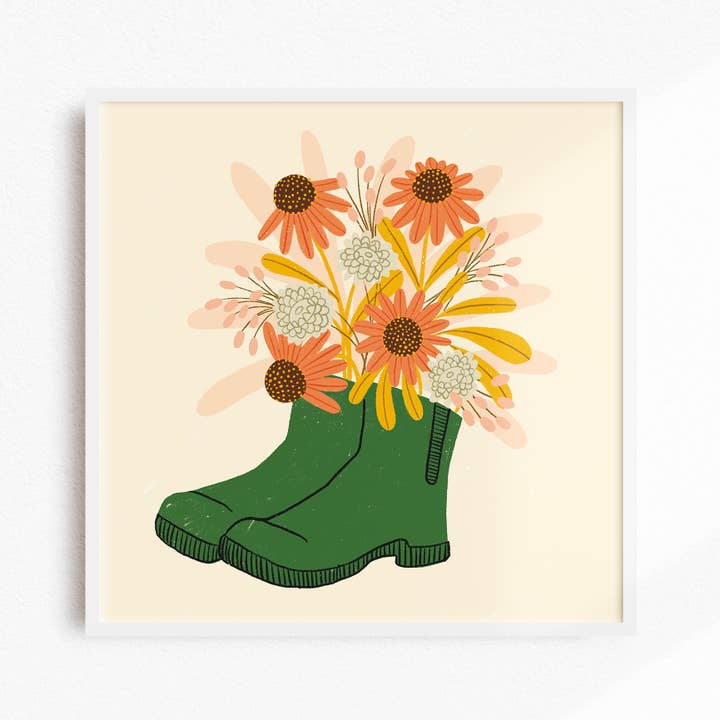 Impression d'art | Wild Flower | 12x12 pour la vente par Wild Vine Creative