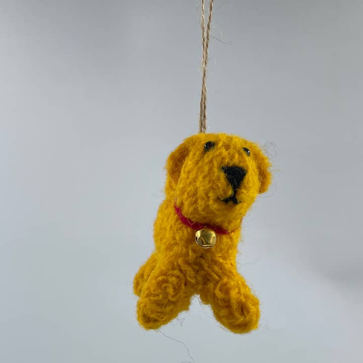 Handmade Cute Felt Orange Dog Keyring and other Purchase Wholesale dog ring. Free Returns & Net 60 Terms on Faire trending on Faire.