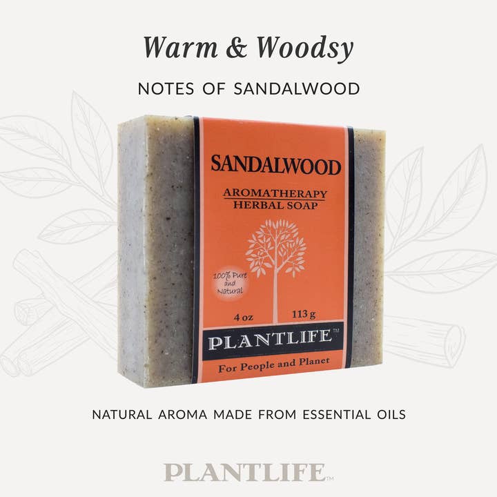 Plantlife - Wholesale Bar Soap - Sandalwood Bar Soap2