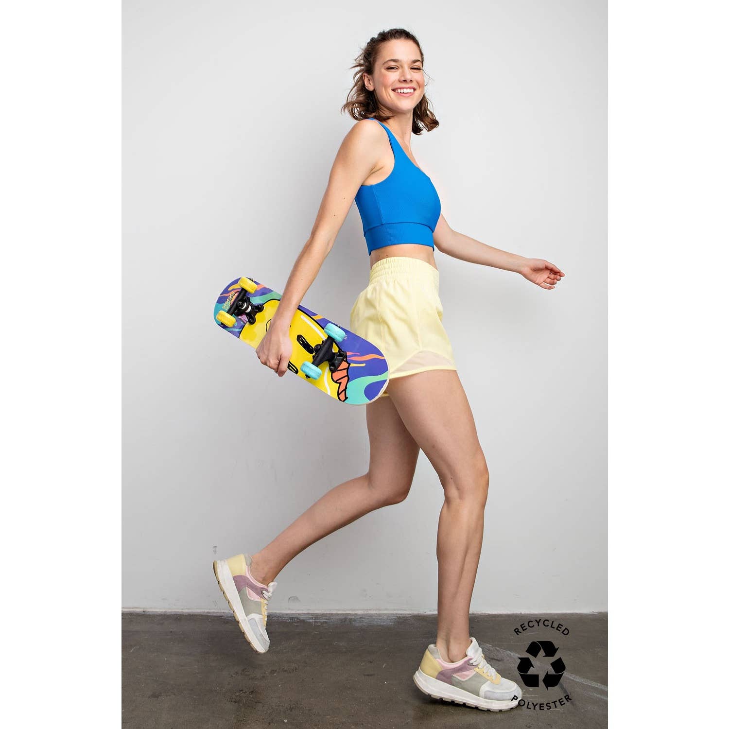 Rae Mode - Wholesale Athletic Shorts - Women's - RECYCLED ACTIVE SHORT WITH MESH43