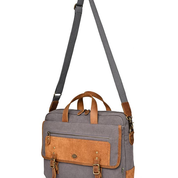 TSD Brand – wholesale Briefcase – Unisex – Valley Oak Canvas Brief Bag22