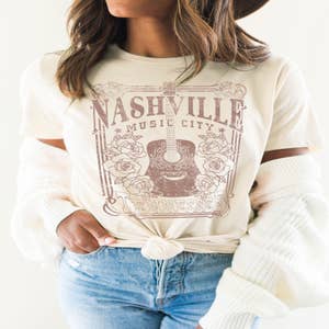 Comfort Colors Nashville Music City Shirt Nashville Tennessee 
