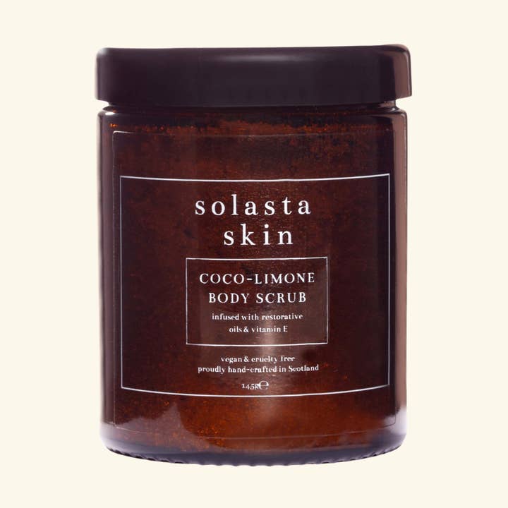 Coco-Limone Body Scrub for wholesale by Solasta Skin