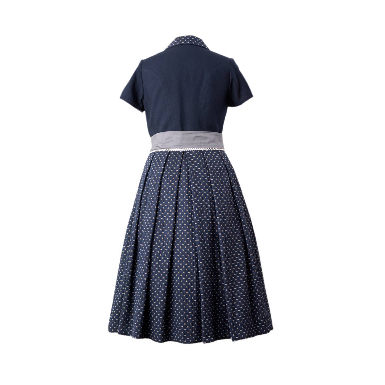 FREIWILD-DESIGN - Wholesale Dress - Women's - DIRNDL MARIELLA (BLUE-FLOWERED)1