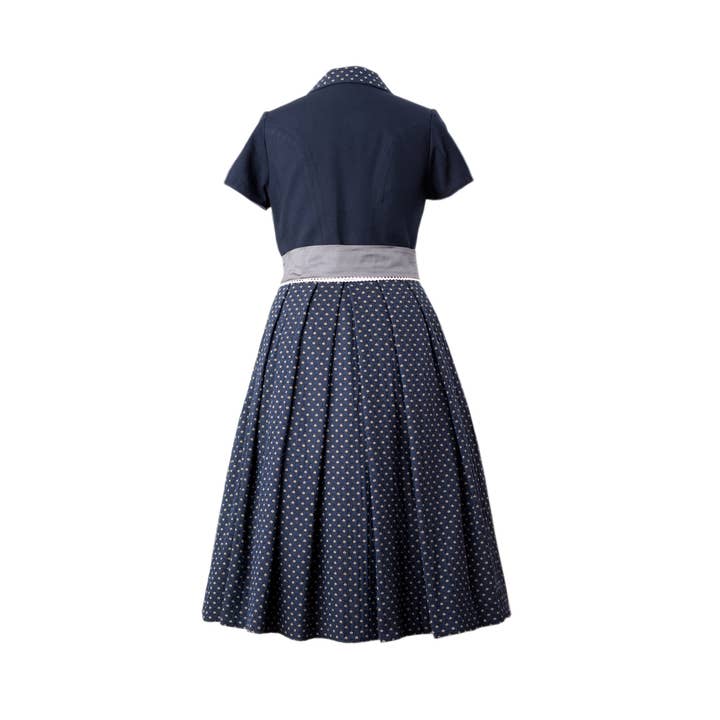 FREIWILD-DESIGN - Wholesale Dress - Women's - DIRNDL MARIELLA (BLUE-FLOWERED)1