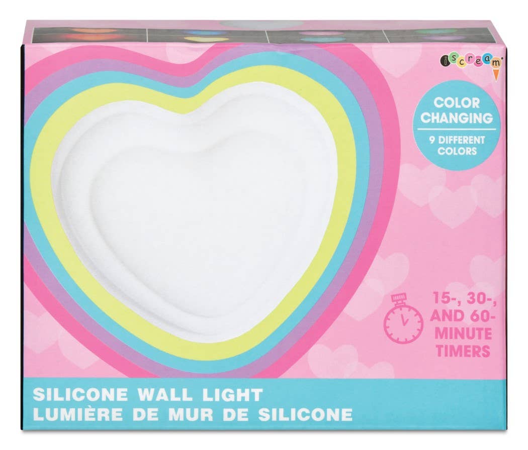Iscream - Wholesale Night Light - Kids & Baby - Heart Wall Light W/ Remote Control0