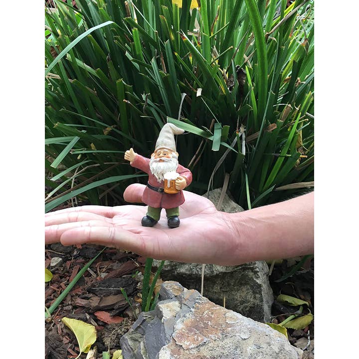 GlitZGlam - Wholesale Decorative Figurine - GlitZGlam Happy Gnomes Beer Drinking Buddies!