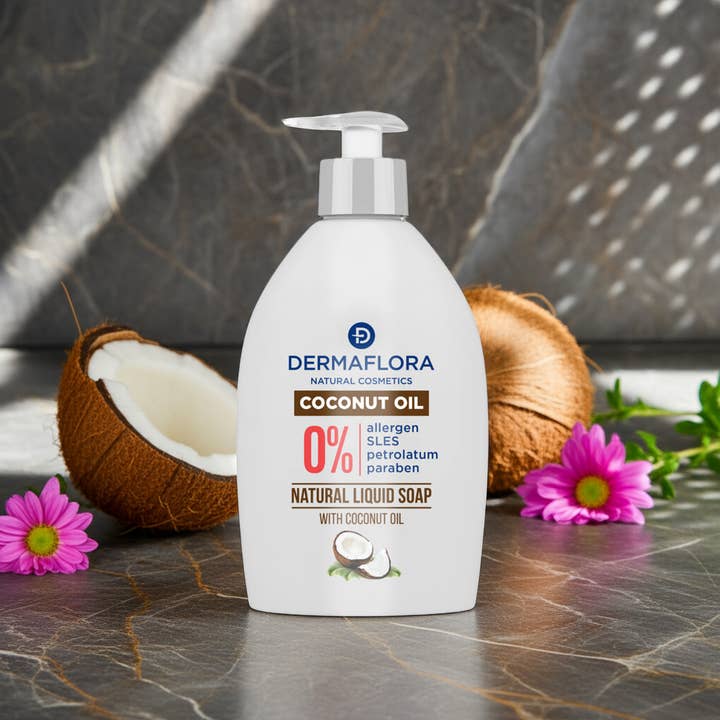 Dermaflora Coconut Liquid Soap – 400ml for wholesale by Dermaflora