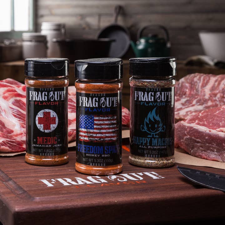 Frag Out Flavor - Wholesale Dried Spice Mix - 8fl oz Medic - Jamaican Jerk Seasoning