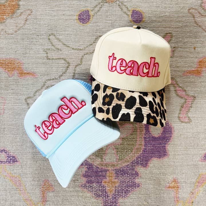 Poppy & Pine - Wholesale Trucker Hat - Women's - Teach Hat0