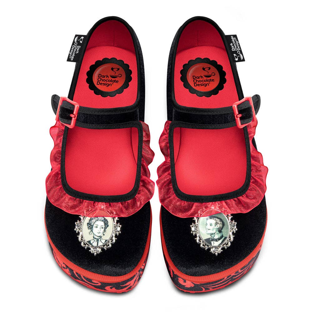 Hot Chocolate Design - Wholesale Platform Heels - Women's - Chocolaticas® Memento Mori Women's Mary Jane Platform1