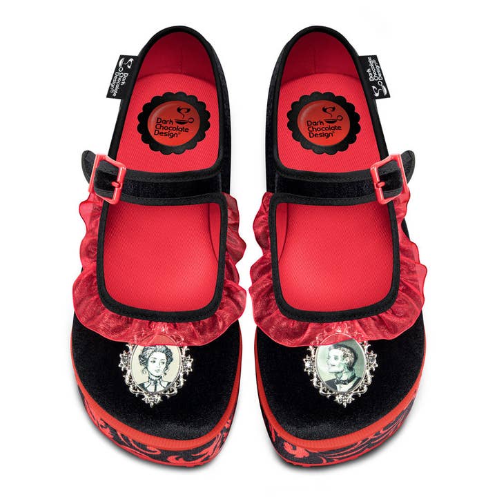 Hot Chocolate Design - Wholesale Platform Heels - Women's - Chocolaticas® Memento Mori Women's Mary Jane Platform1