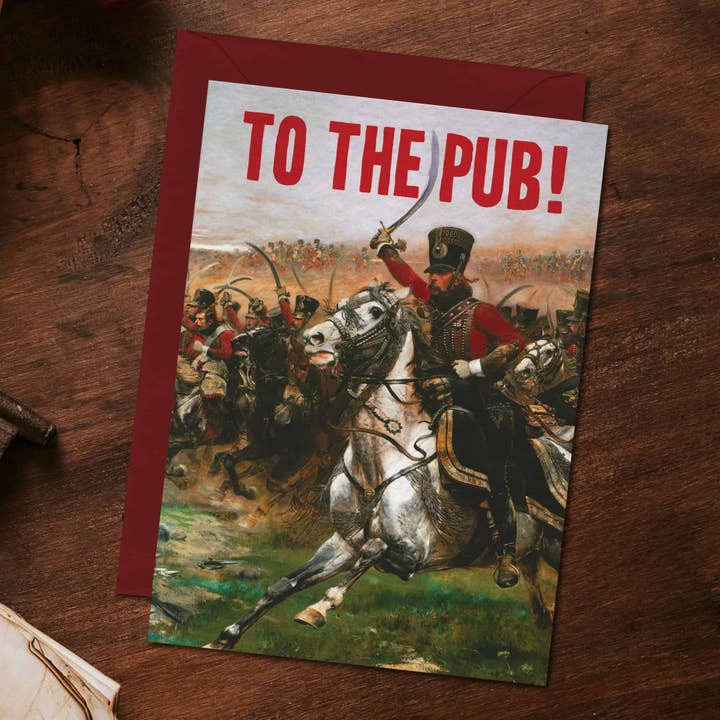 Bewilderbeest - Wholesale Birthday Card - To The Pub Card by Artijoke- Funny Birthday Card