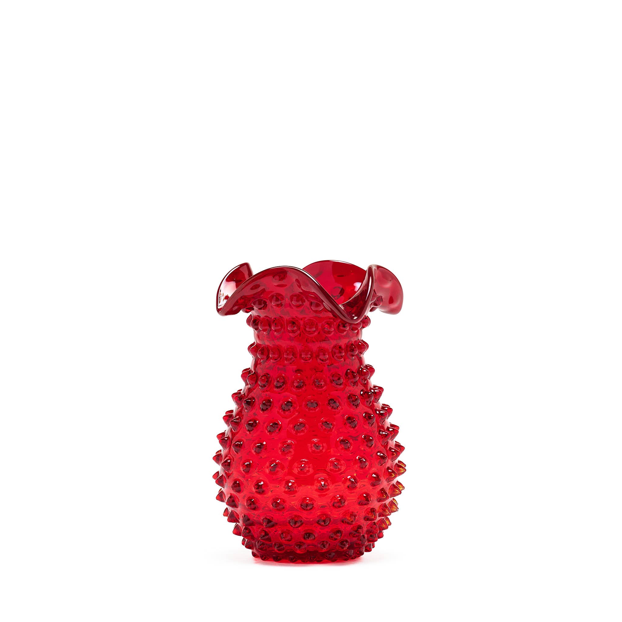 Maure Luxury Gifts - Wholesale Vase - Hobnail Vase | Holly Berries | Petal | Bohemian Crystal0
