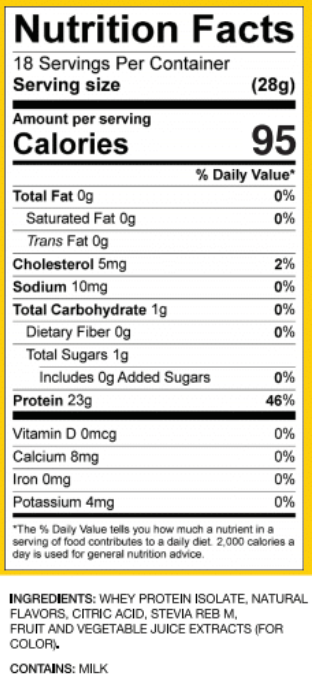 WICKED Protein - Wholesale Protein/Superfood Powder - WICKED Lemonade Clear Whey Isolate Protein Powder (PRE ORDER)1