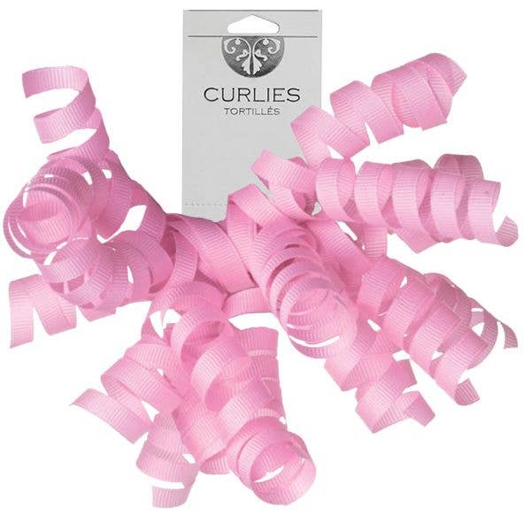 Jillson & Roberts - Wholesale Bow - Gift Wrapping - Pink Grosgrain Bow - Curlie0