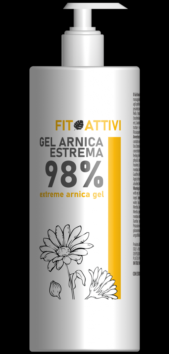 pirotta srl – Großhandel Heilsalbe/Balsam/Creme – Flasche Arnica Extreme Gel 98% 500 ml0