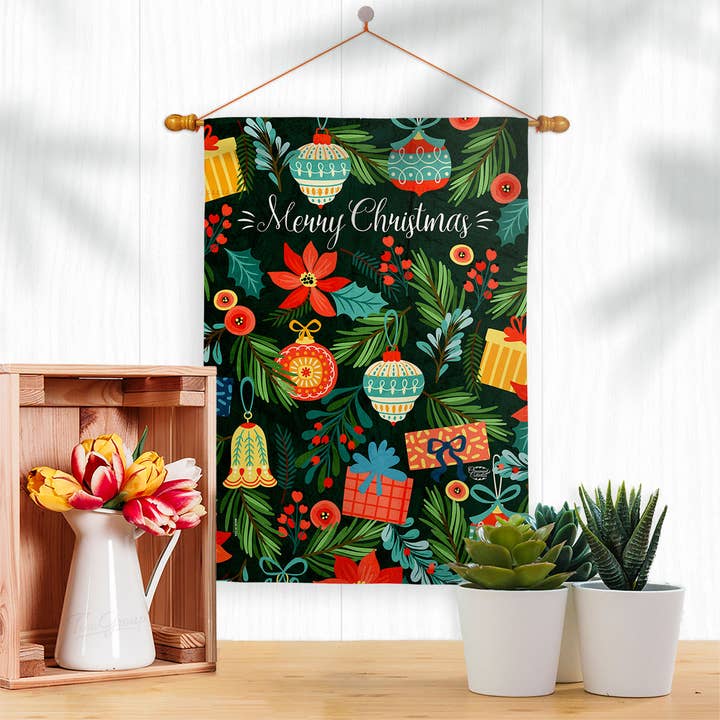 Two Group Flag Co - Wholesale Flag - Colorful Ornament Wintertime Christmas Decor Flag2