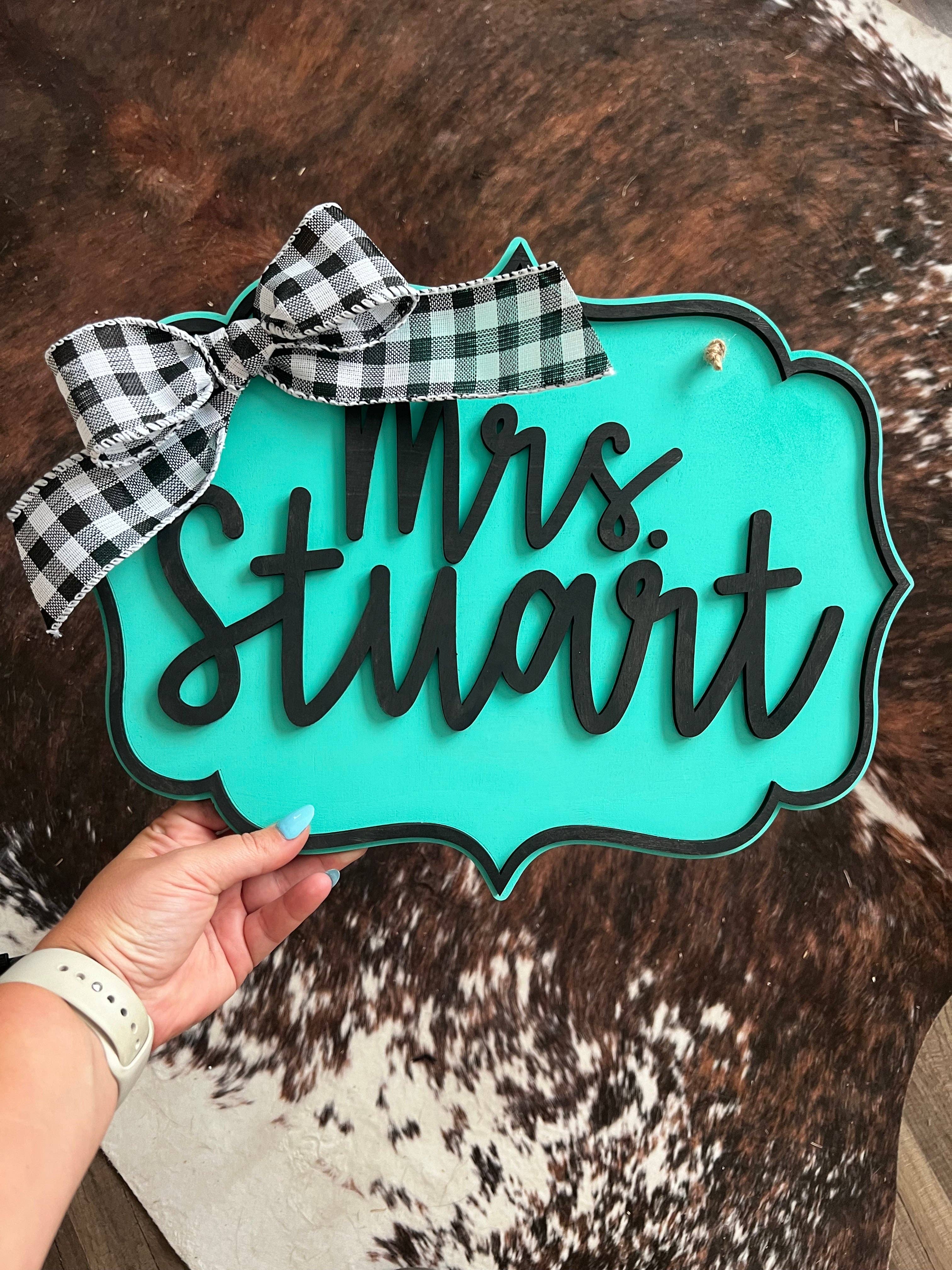 Retro Ranch Creations Wholesale - Wholesale Sign - Teacher Door Sign2