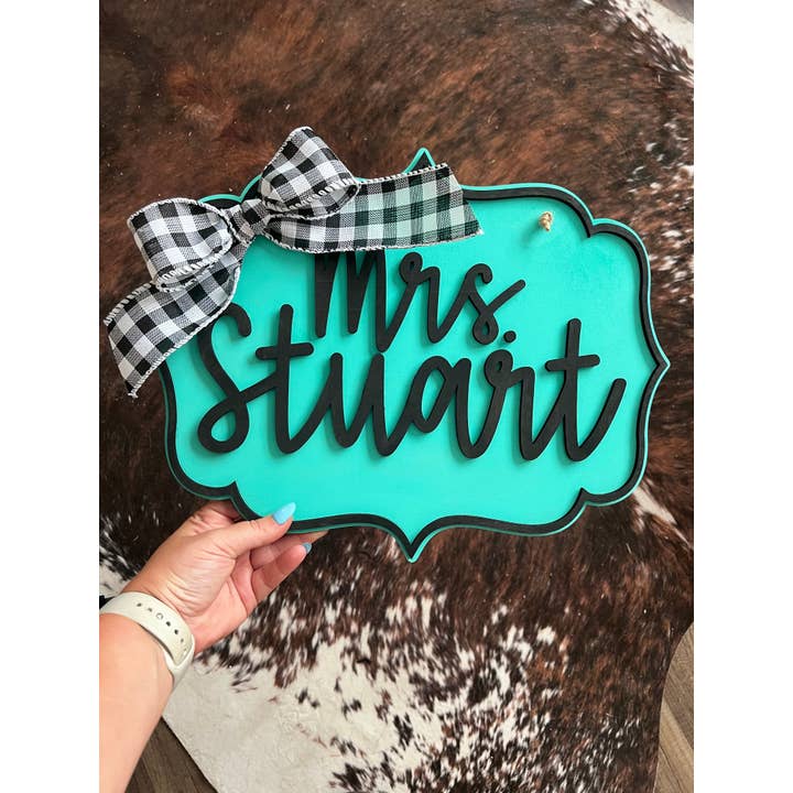 Retro Ranch Creations Wholesale - Wholesale Sign - Teacher Door Sign2