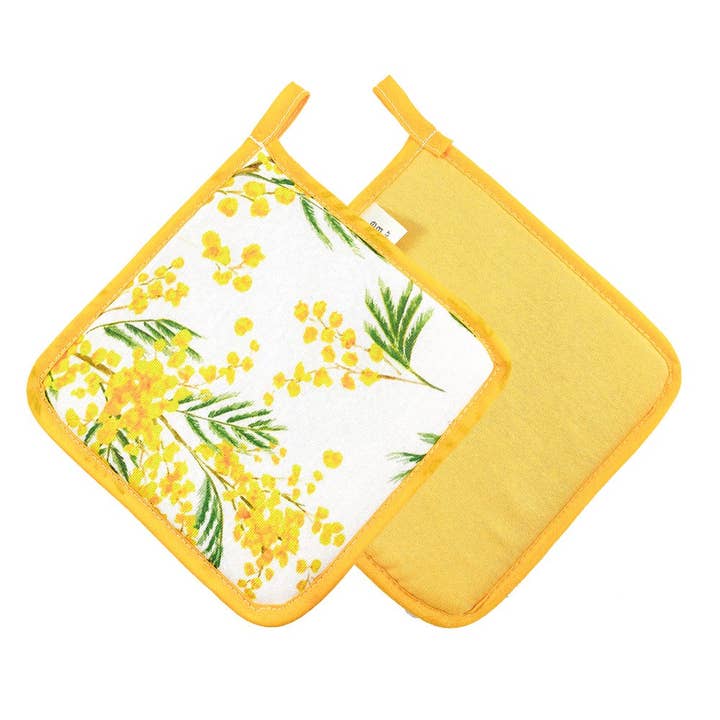 Square potholder 20x20 cm MIMOSA for wholesale by Almatex srl