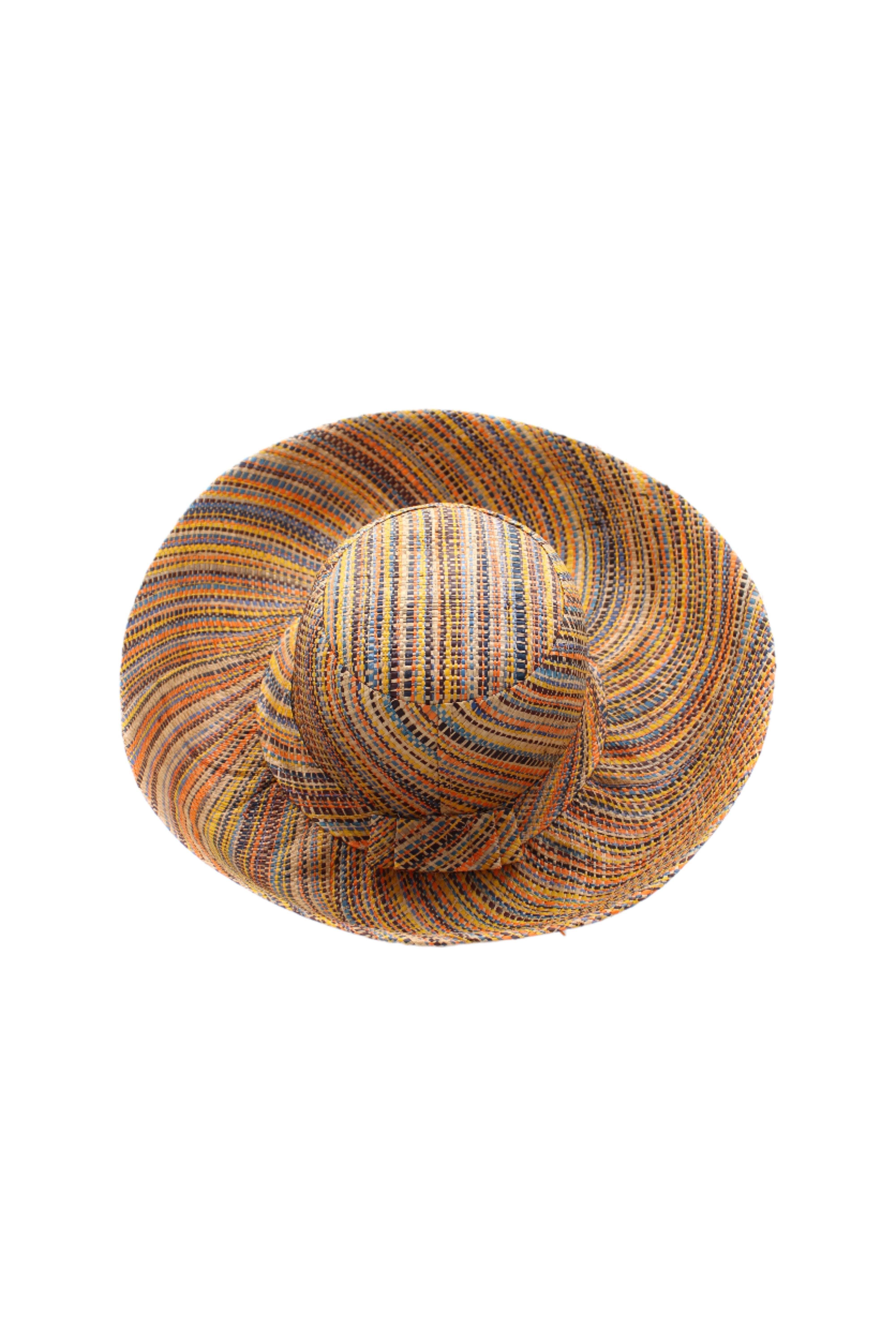 Shebobo - Wholesale Straw Hat - Women's - Monica 5" & 7" Wide Brim Melange Packable Straw Sun Hats9