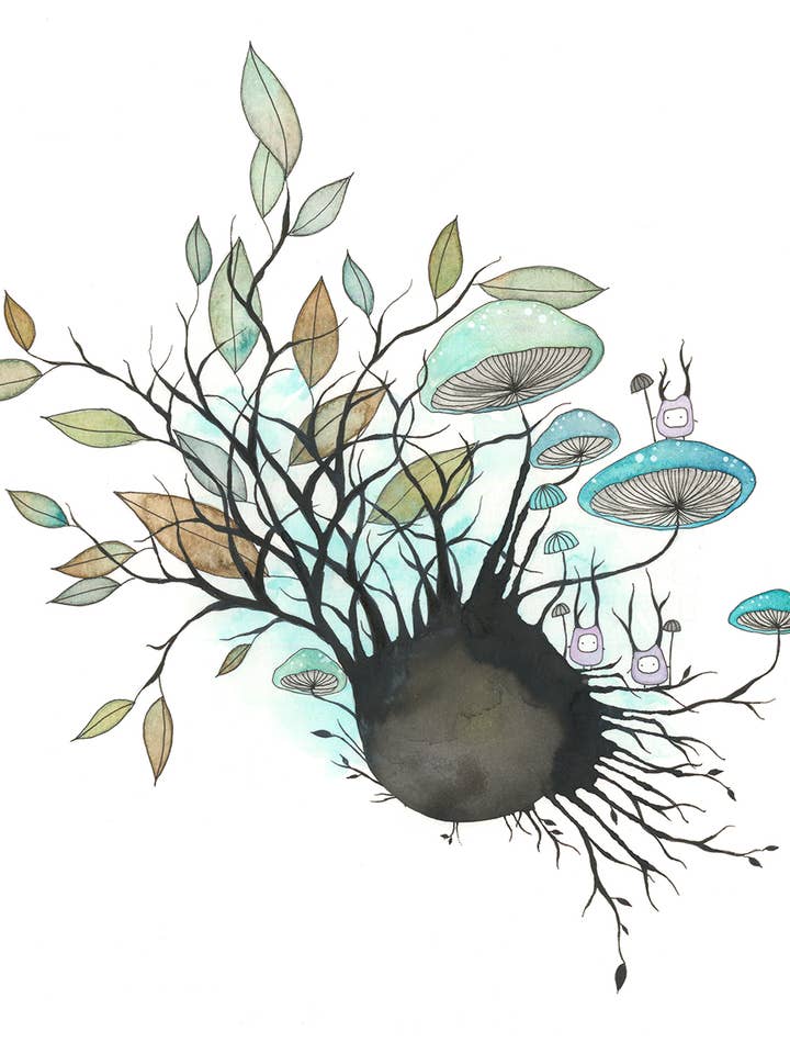 féroces ensemble - Art Print pour la vente par Melissa Moss Art