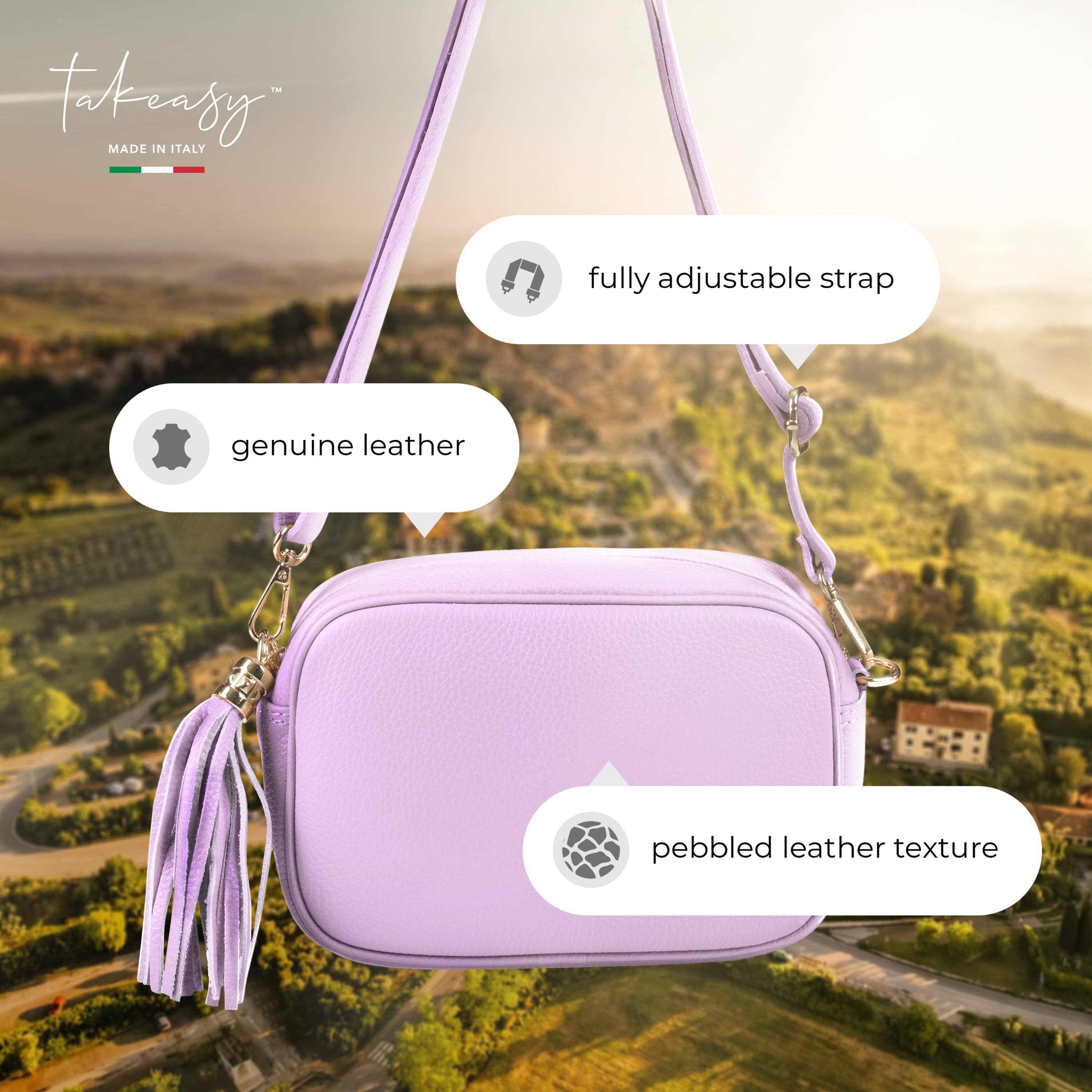 TAKEASY – bolsa tiracolo - Mulher por atacado – Mala a Tiracolo de Pele de Vitela98