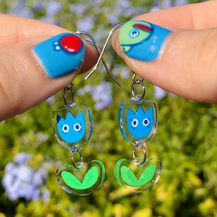 Tulip Earrings for wholesale by applefish LLC