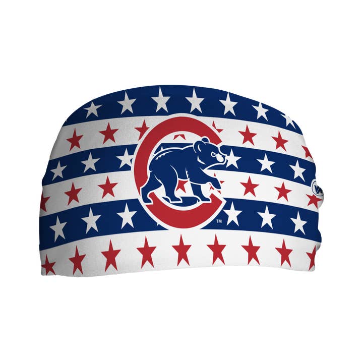Royal Cubs Cooling Headband: Stars in Stripes Cap Logo for wholesale on Faire1