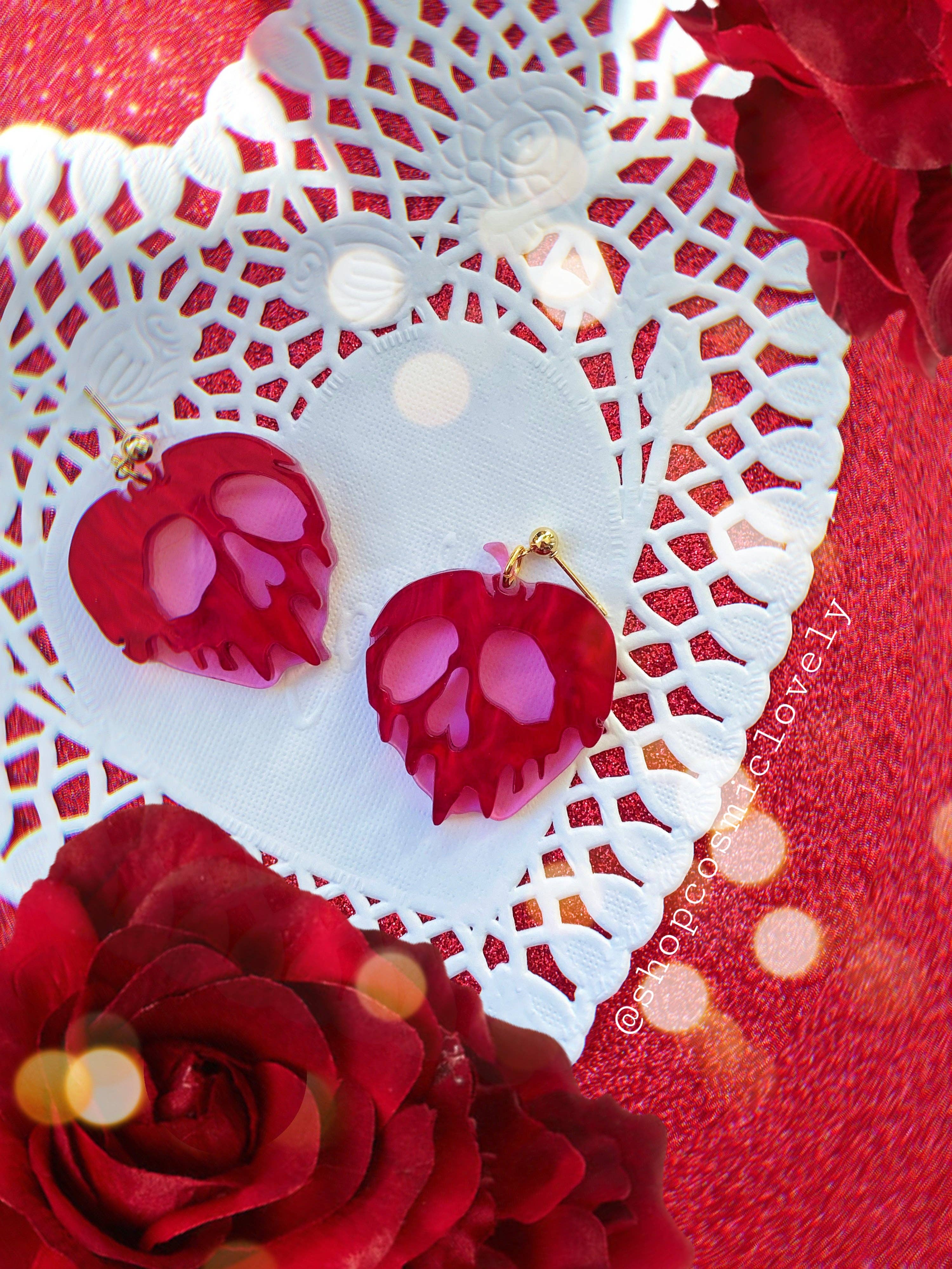 Cosmic lovely – Großhandel Ohrhänger – Liebe schlug Giftapfel-Ohrringe0