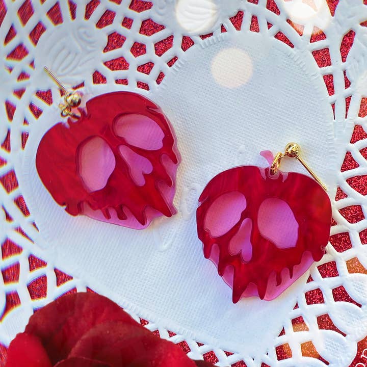 Cosmic lovely – Großhandel Ohrhänger – Liebe schlug Giftapfel-Ohrringe0