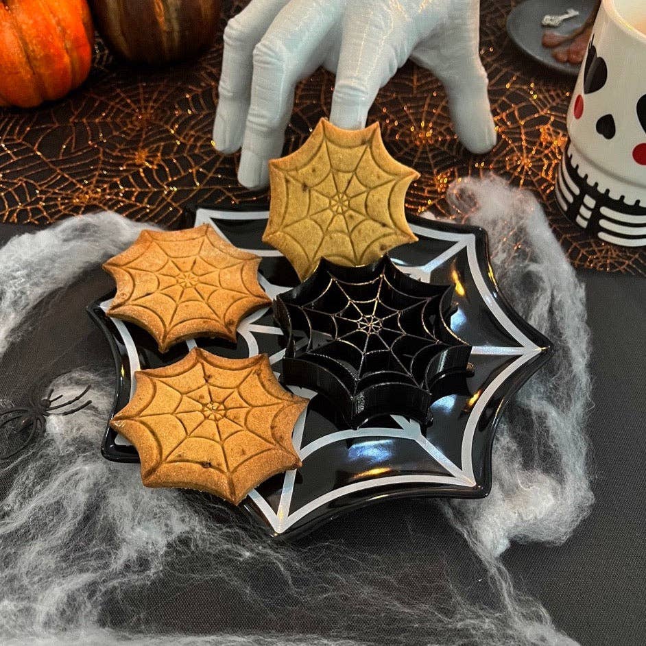 Uniberry 3D - Wholesale Cookie Cutter - Spider Web Cookie Cutter - Halloween1