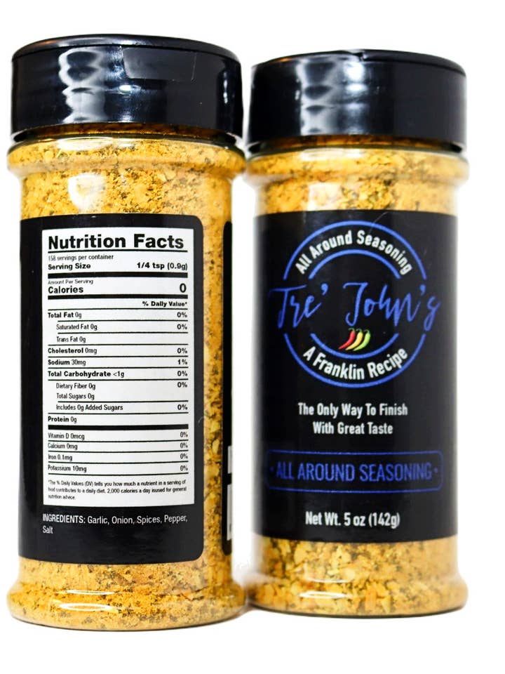 All-Around Seasoning for wholesale by Tre'Johns LLC