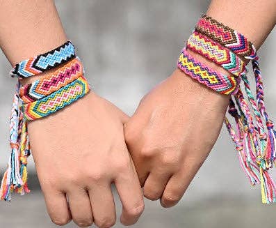 Turnmeyers - Wholesale Woven/Braided Bracelet - Handmade Macrame Braided Friendship Bracelet for Women Bohemian Weave Boho Vintage Surf Summer Wrap2