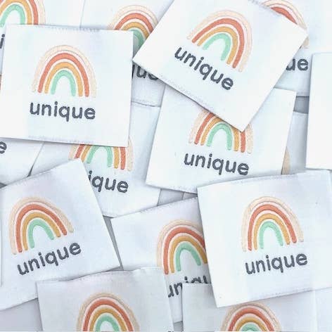 L’Étiquette Home Couture – Großhandel Bastelzubehör – Einnähetikett: EINZIGARTIG Pastell
