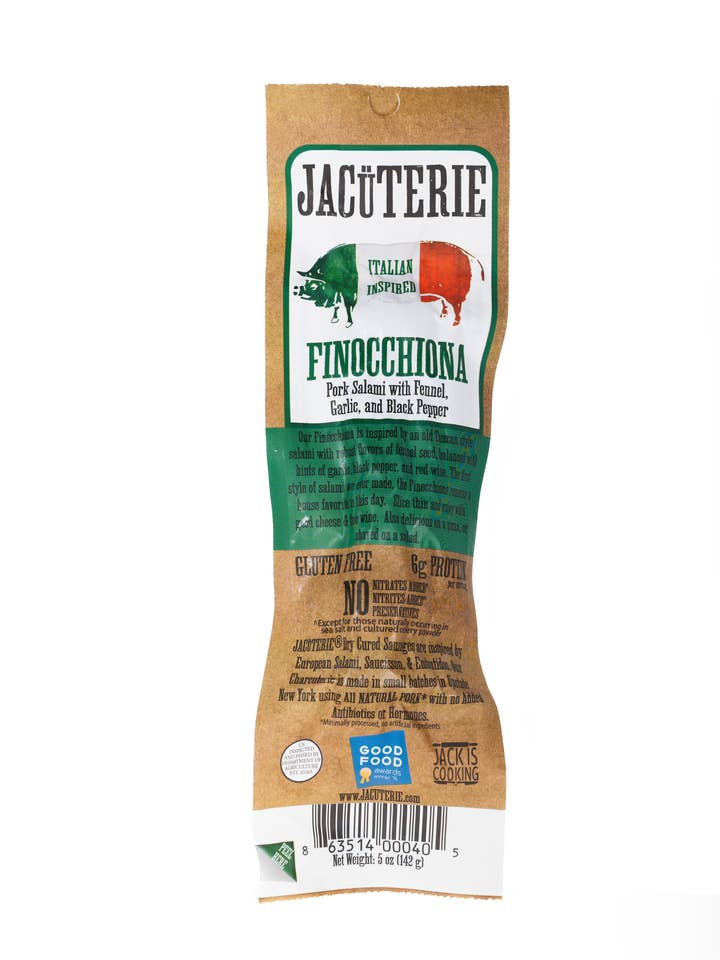 Finocchiona (Case of 10 x 5 oz Chubs) for wholesale by JACUTERIE