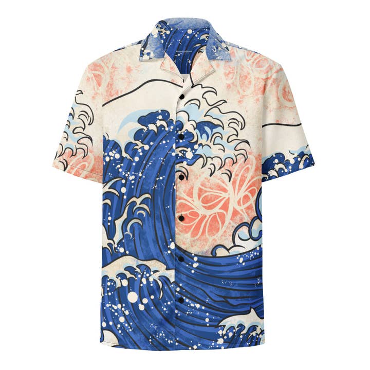 Japanese Wave Shirt for wholesale by YUJIN CLOTHING