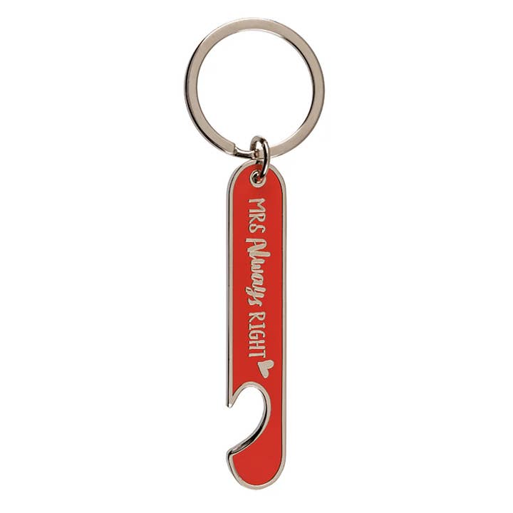 Close Up GmbH - Wholesale Keychain - Unisex - Mr. Right & Mrs. Always Right Keychains, set of 21