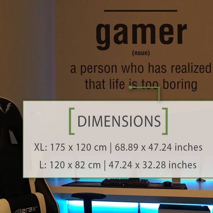 Definición de jugador, pegatinas de juego, pegatinas de pared de jugador para venta al por mayor de KUARKI