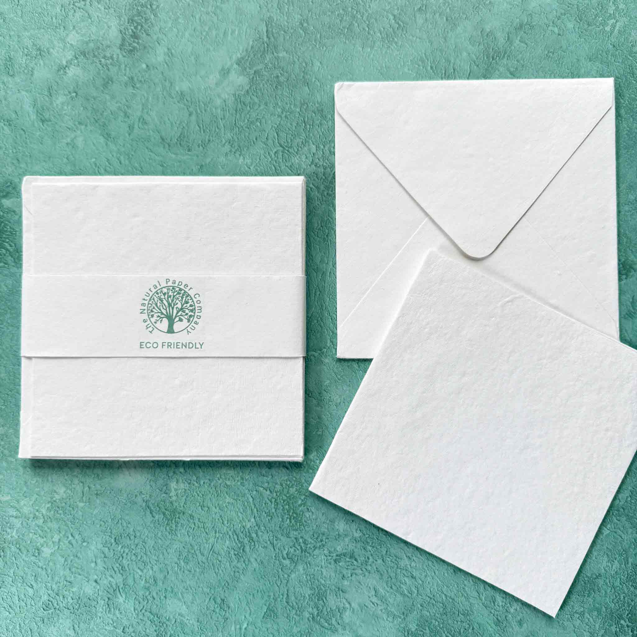 The Natural Paper Company - Vendita all'ingrosso Set di cartoleria/cancelleria - Carte e buste in cotone fatto a mano - Set di 51