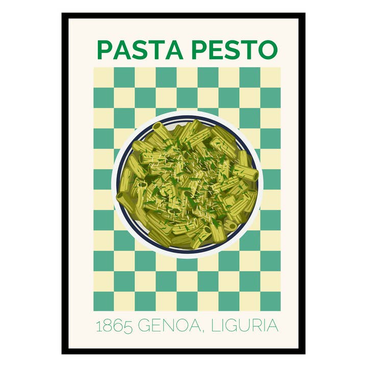Pasta Pesto Poster für den Großhandel von Places of Art