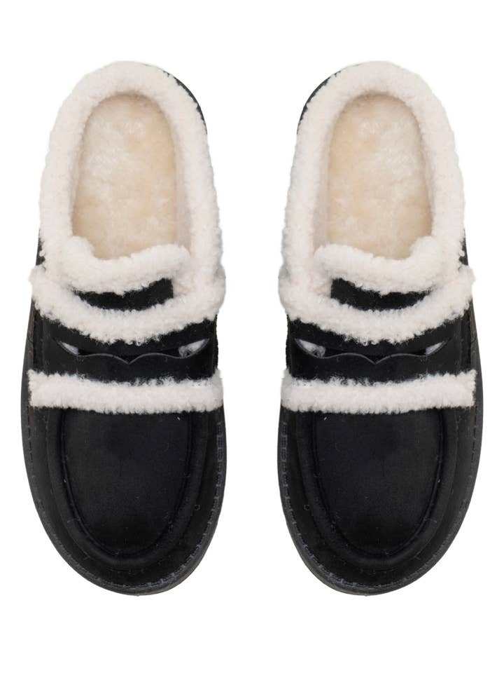 C'M PARIS - Wholesale Muiltjes - Dames - Dubbele Decoratieve Gesp Gevoerde Klomp 65252