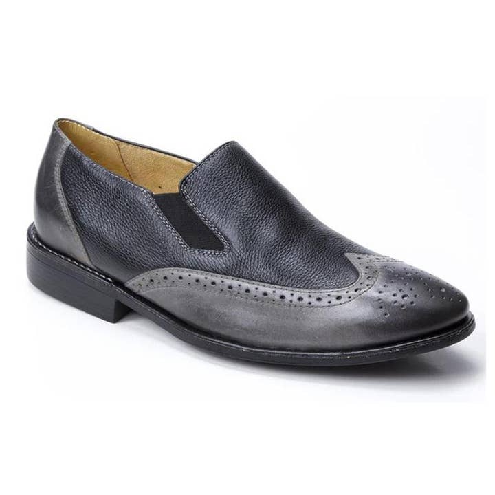 Sandro Moscoloni Alphonse Double Gore Wing tip Slip On for wholesale by Sandro Moscoloni