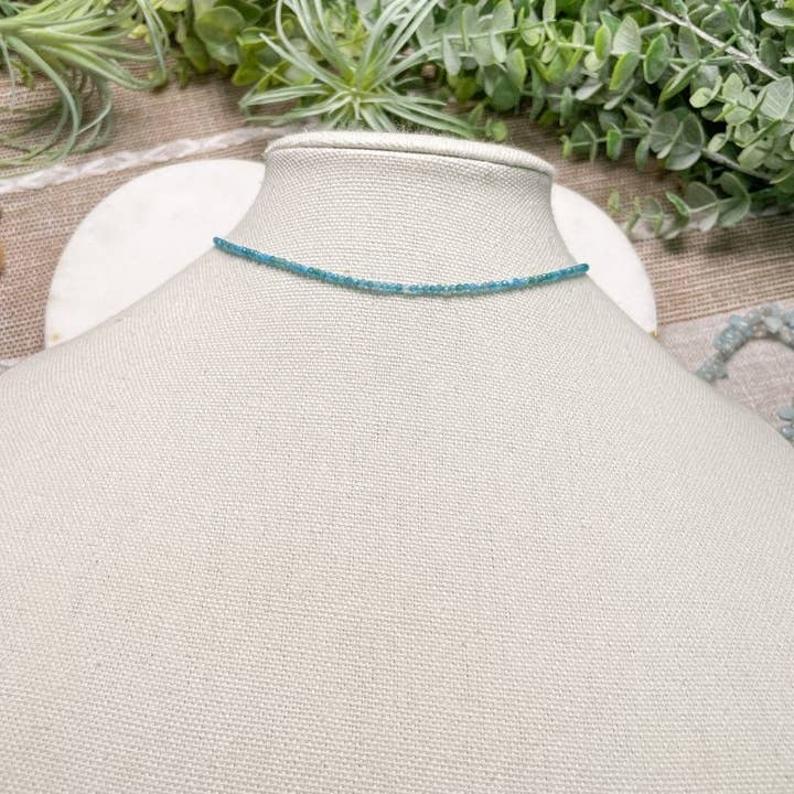 Copper Ashes - Wholesale Beaded/pearl necklace - Crystal Beaded Choker Necklace16