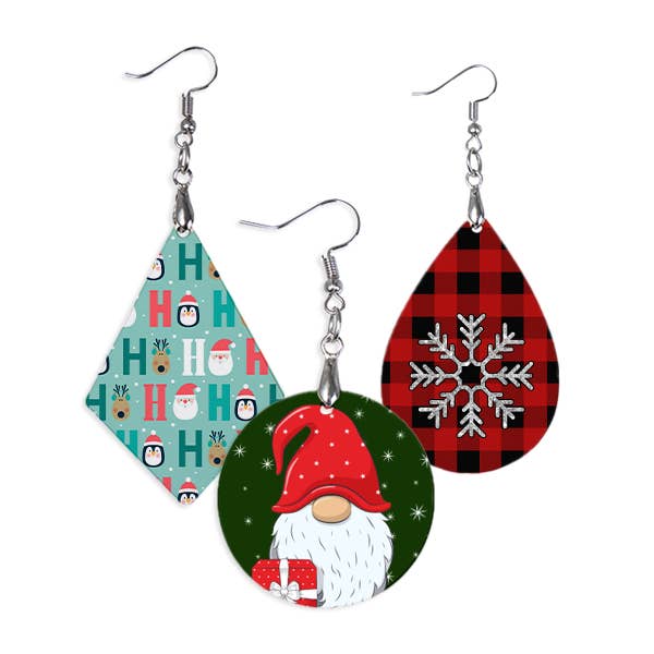 UNIQUE CREATION 4U, LLC - Wholesale Dangle Earrings - HARDBOARD SUBLIMATION EARRINGS (1 UNIT, 10 UNIT MIN ORDER )2