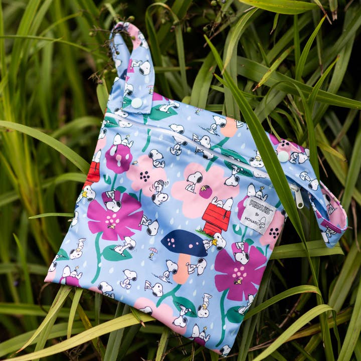 Mini Wet Bag | Snoopy in Bloom for wholesale by Monarch