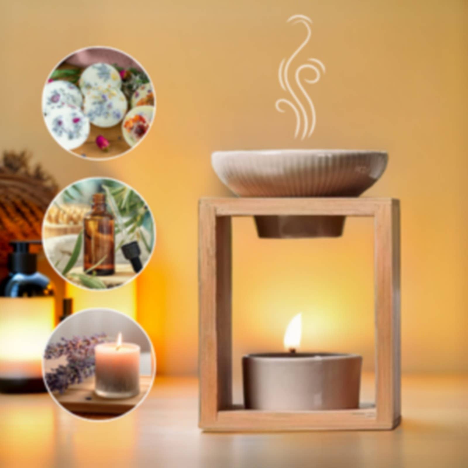 Zen'Arôme - Wholesale Oil Warmer - Yona fragrance diffuser burner for scented wax melts5