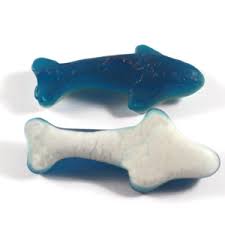 Candy - Blue Gummy Sharks - 2.2 Lbs for wholesale by Wholesale2go