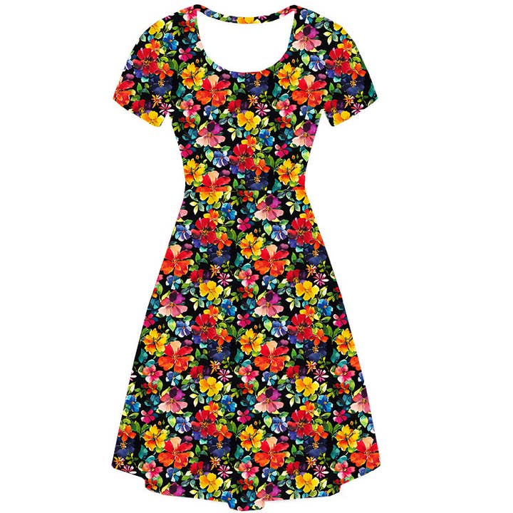 Paradise Petal Deluxe Pocket Dress for wholesale by Natopia
